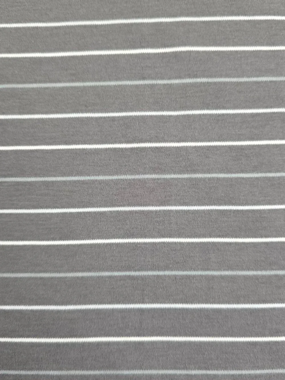 Banana Republic Luxury Touch Polo Shirt Men XLT Gray White Striped Short Sleeve